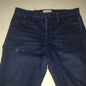 Ladies high rise jeans